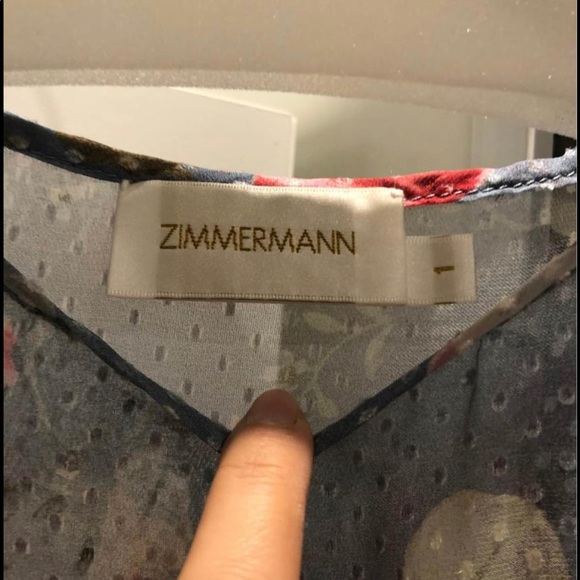 Zimmermann Harvoc Silk Blouse (Size 1) - Picture 3 of 6